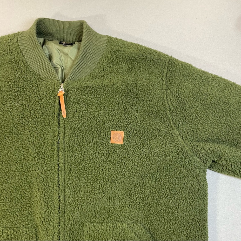 Obey Sherpa Bomber Jacket, Fleece Full Zip - Mens XL - Picture 2 of 14